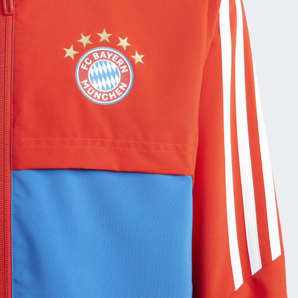 Czerwony FC Bayern Condivo 22 Presentation Jacket