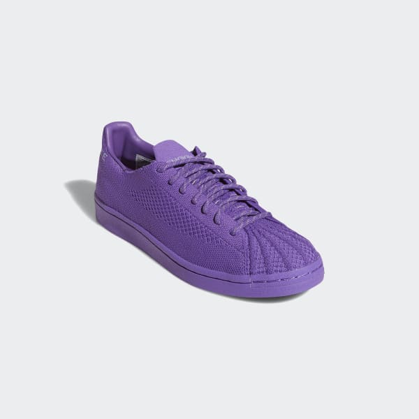 purple and white shell toe adidas