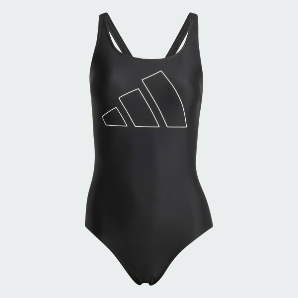 Black Big Bars X-Back Swimsuit