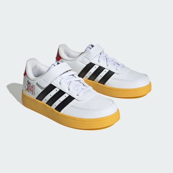 White adidas Breaknet x Disney Mickey Mouse Shoes Kids