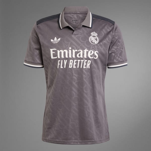 adidas Real Madrid 24/25 Third Jersey - Brown | Free