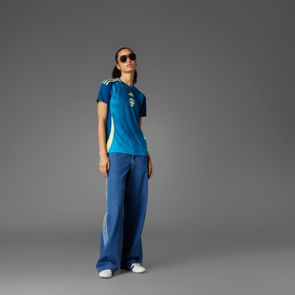 Blue Sweden 25 (Women's Team) Away Jersey