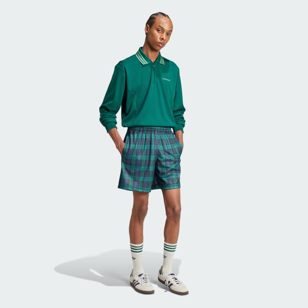 Green 1/2 Zip Polo Shirt