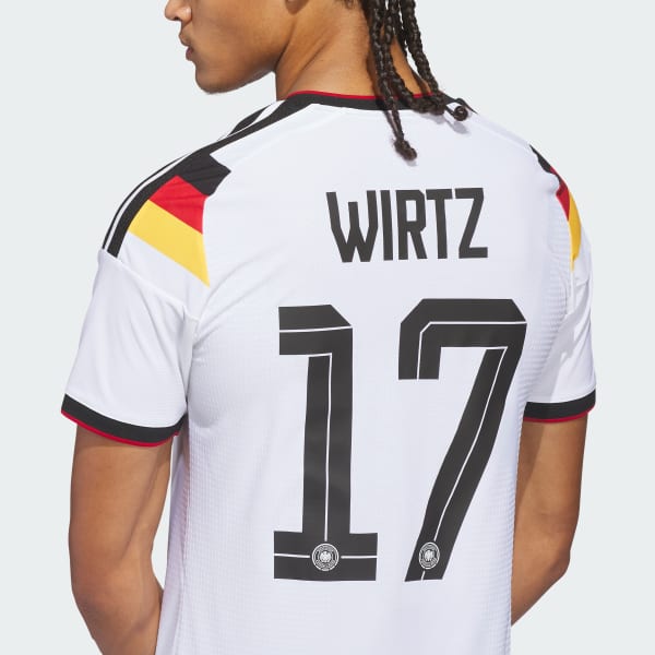 adidas Germany 26 Home Wirtz Authentic Jersey - White | Free