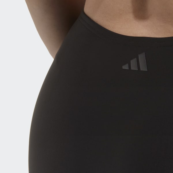 Schwarz High-Waist Bikinihose – Große Größen
