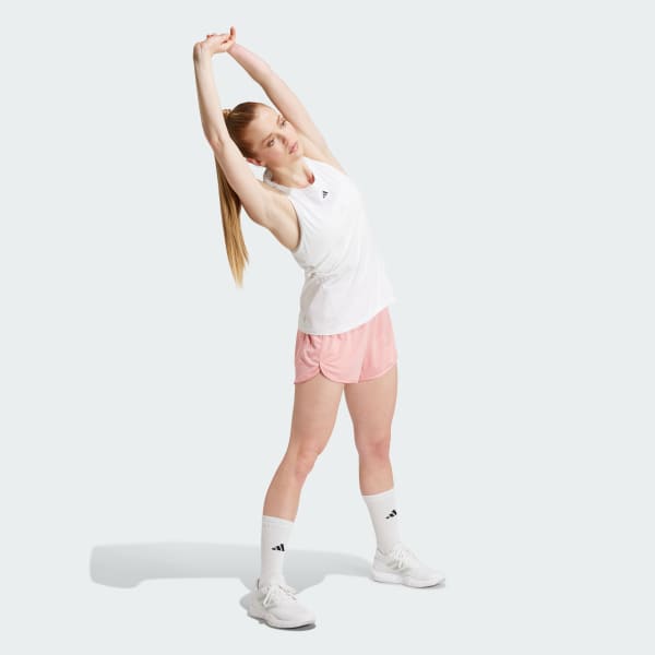 Rosa Shorts Pacer Essentials Tejidos Tiro Alto