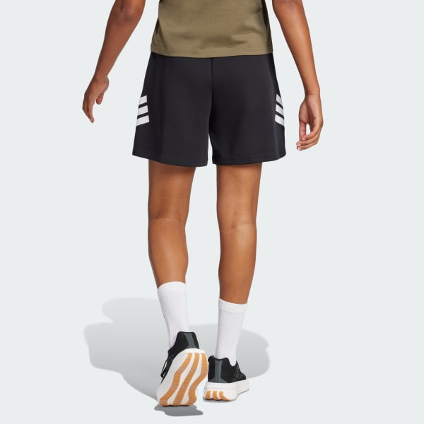 zwart Future Icons 3-Stripes Short