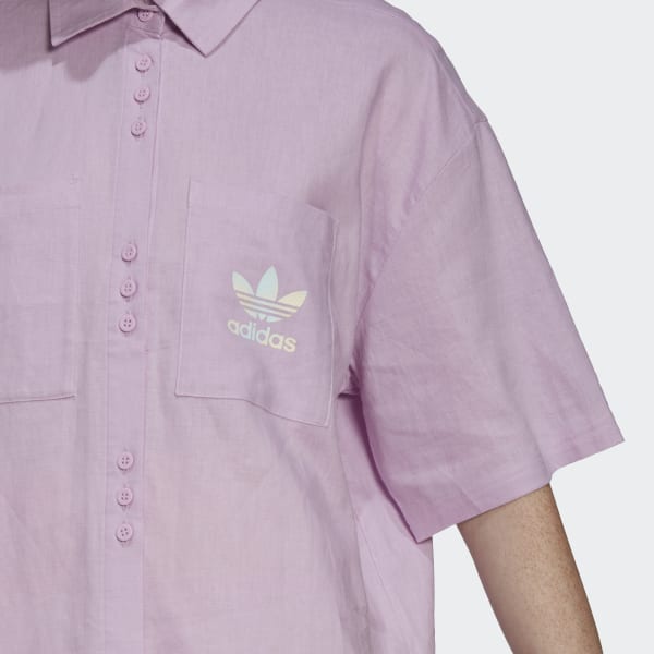 Purple Linen Shirt GE218