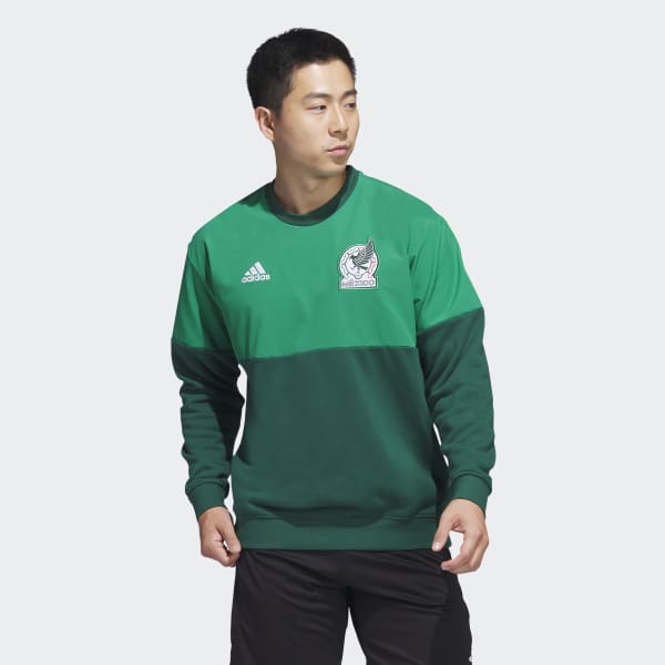 adidas Woven Crew Sweatshirt - Green | Soccer | adidas