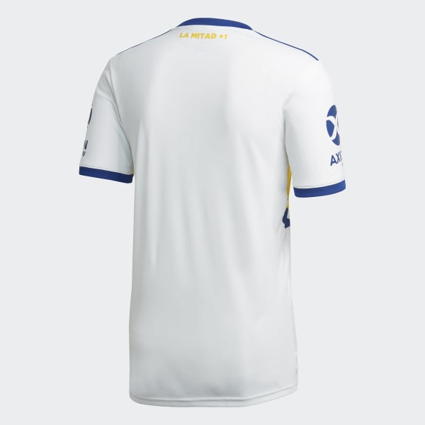 camiseta de boca adidas blanca