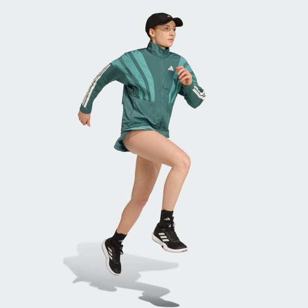 Green Adizero Archive Running Gel Short
