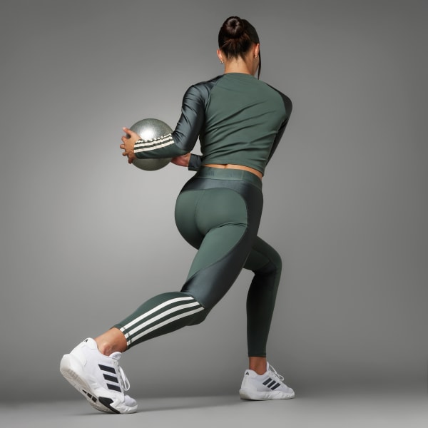 adidas, Pants & Jumpsuits, Adidas Hyperglam Aeroready High Rise Training  Leggings H44775 Animal Women Large