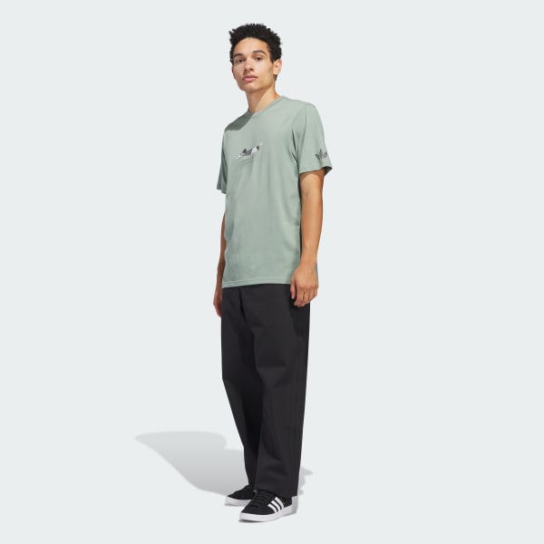 ◆adidas◆ Henry Jones Defeat Tee Gender Neutral JD2719 adidas Henry Jones Defeat Tee (Gender Neutral) - Green