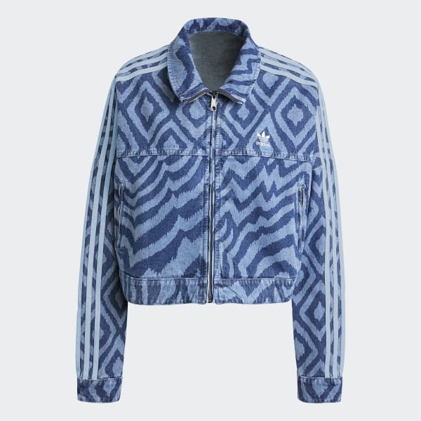 ADIDAS × FARM RIO デニムジャケット 新品 adidas x FARM Rio Denim Track Top - Blue | Free Shipping