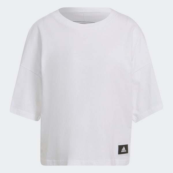 wit adidas Sportswear Future Icons 3-Stripes T-shirt M1090
