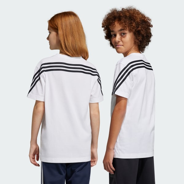 Blanco Polera Future Icons 3 Tiras