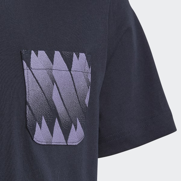 Blue Real Madrid Graphic Tee