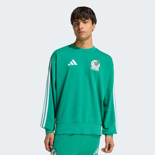 Verde Sudadera DNA MÉXICO de Cuello Redondo