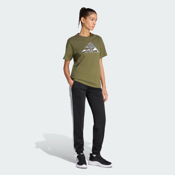 Verde CAMISETA ESTAMPA CAMUFLAGEM