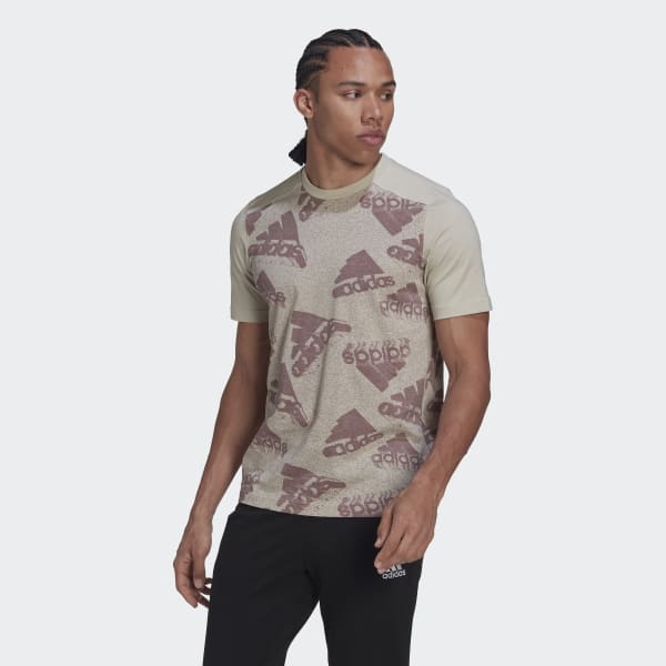 Beige Polera Essentials BrandLove Logo TF455