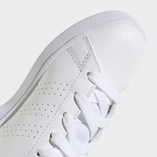 White Advantage Lifestyle Court Lace Shoes LKK18