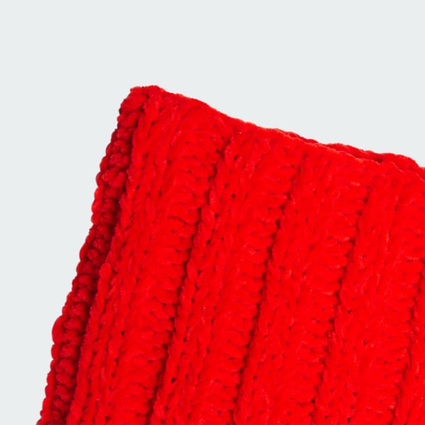 Κόκκινο Chenille Cable-Knit Neck Snood