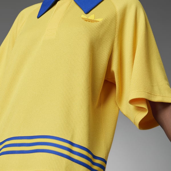 Adidas yellow polo shop