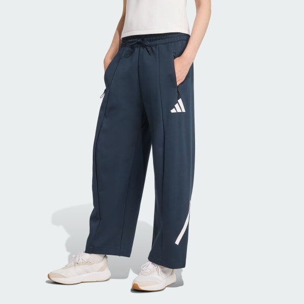 Blue adidas Z.N.E. Open-Hem Pants