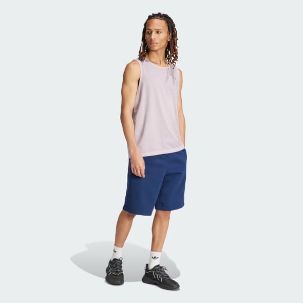 Mau-tim Áo Tank Top Nhuộm Ba Lá Essentials+