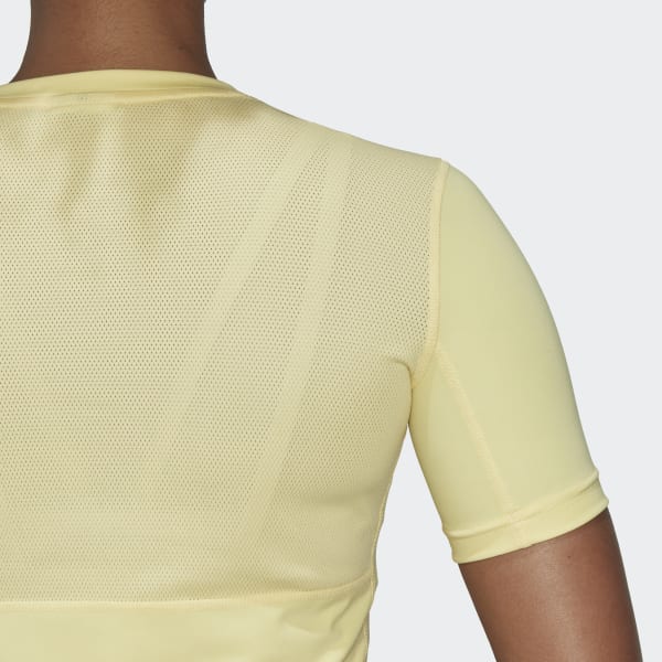 Amarelo T-shirt de Treino Techfit