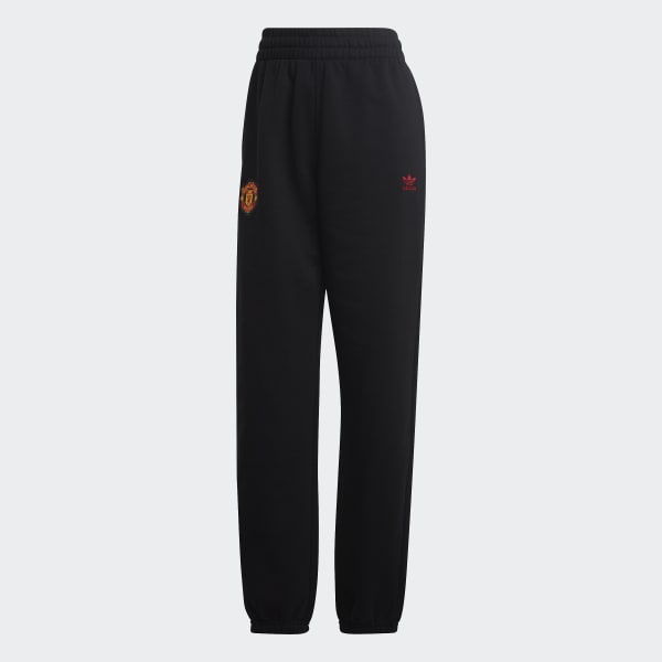 Nero Pantaloni Essentials Trefoil Fleece Jogger Manchester United FC