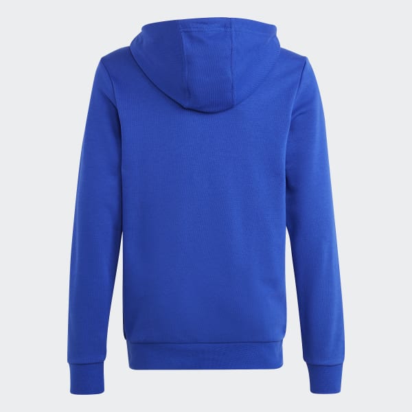 Azul Polera con Capucha Essentials Logo Grande Algodón