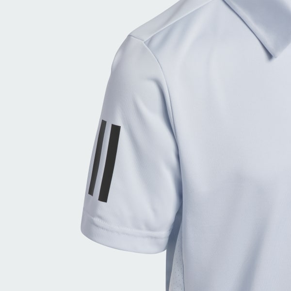 Azul Camiseta Polo de Tenis Club 3 Rayas