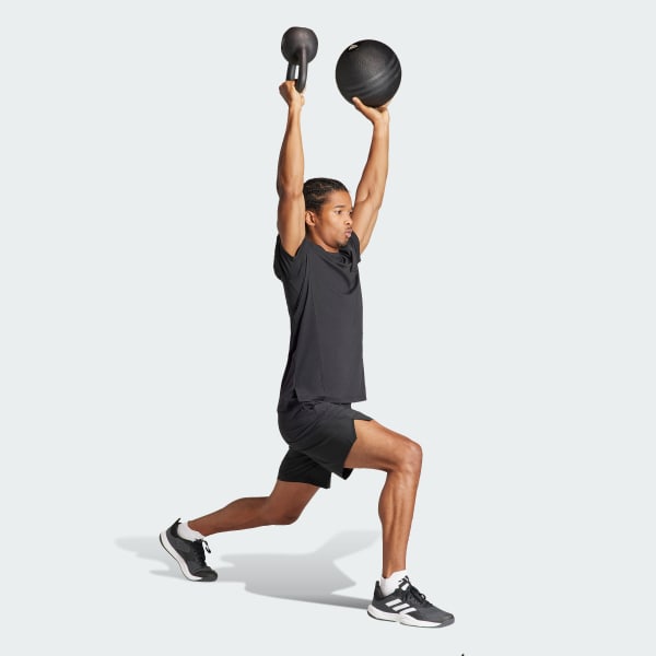 Black Designed for Training Workout Tee
