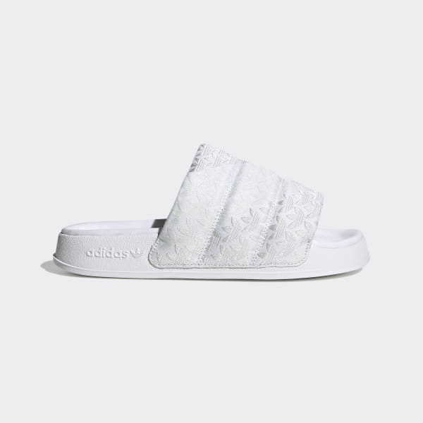 biela Šľapky Adilette Essential