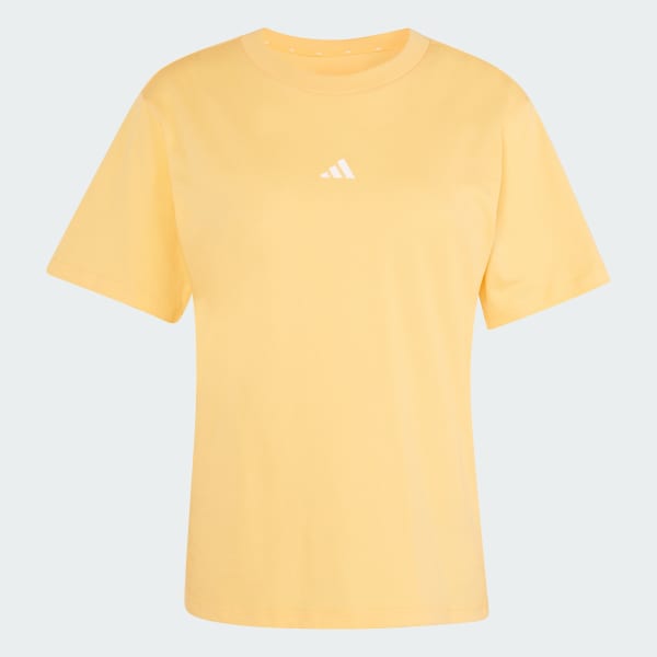 Orange T-shirt coton petit logo Essentials