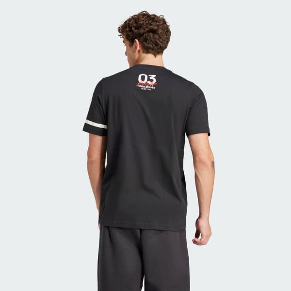 Black Brand Love Collegiate Graphic Tee