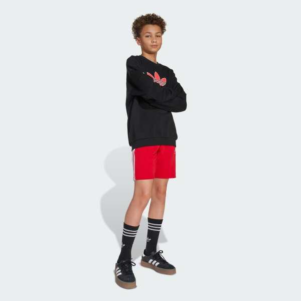 Red Adicolor Shorts Kids