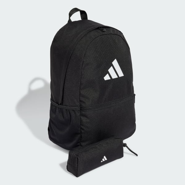 Black Backpack With Pencil Case