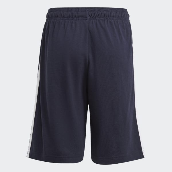 Blau adidas Essentials 3-Streifen Shorts