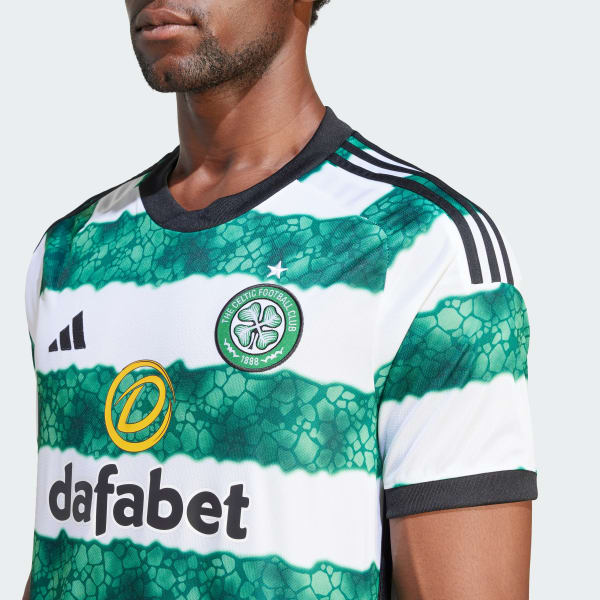 adidas Celtic FC 23/24 Home Jersey - White, Men's Soccer