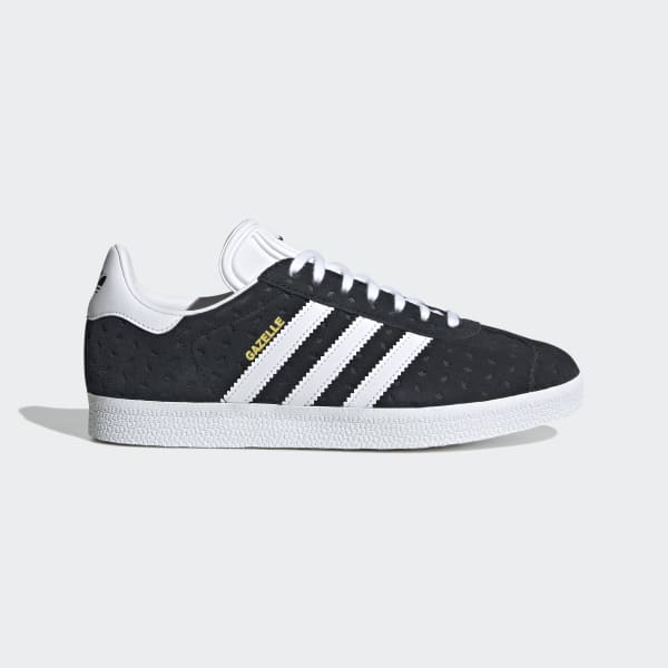 Gazelle Indoor leather-trimmed sneakers in black - Adidas