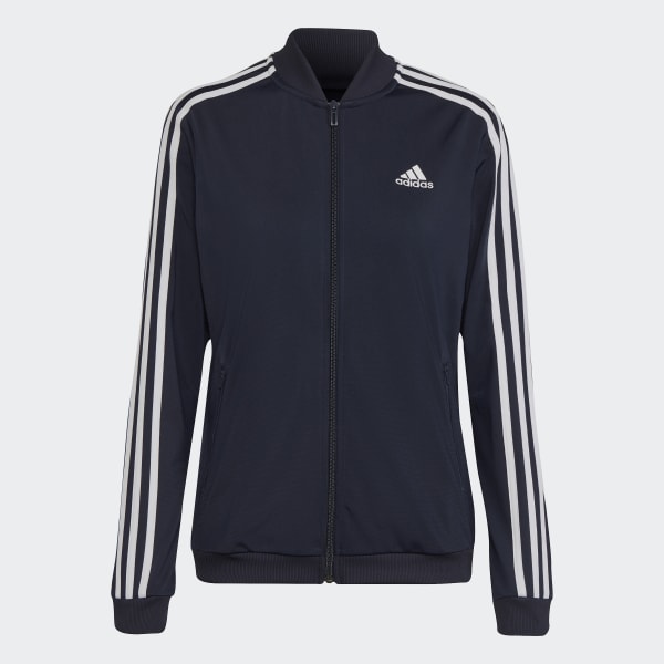 Blue Essentials 3-Stripes Track Suit