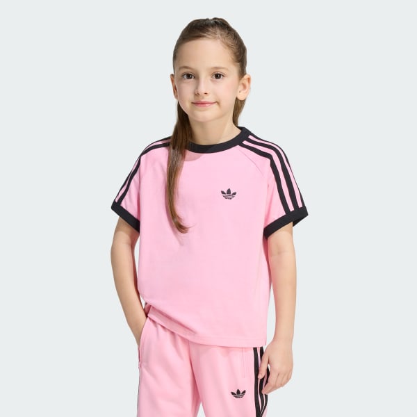 Rosa Camiseta Três Listras