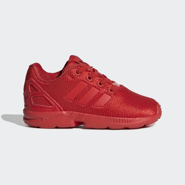 zx flux noir rouge