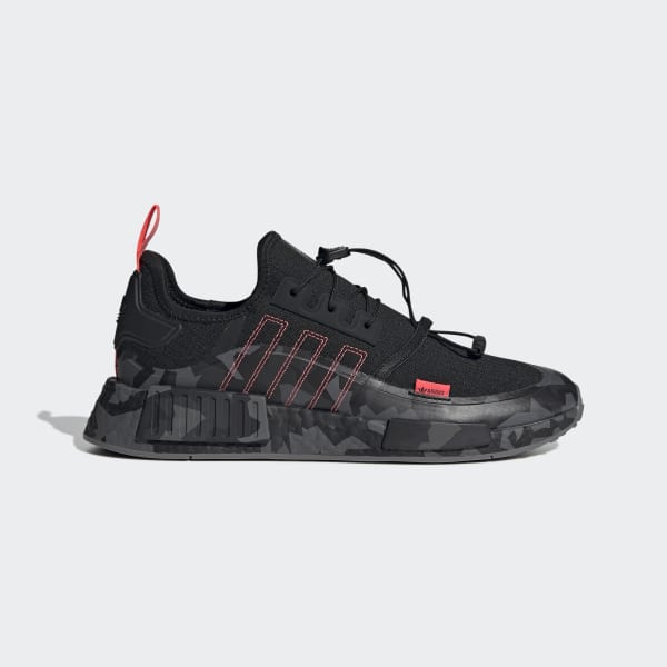 Women's Adidas NMD_R1 Shoes - Black - US 6