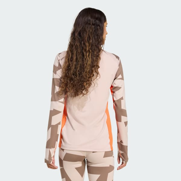 hnědá Tričko Multi Synthetic Base Layer Long Sleeve