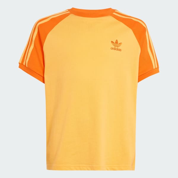 Orange Adicolor 3-Stripes Tee Kids