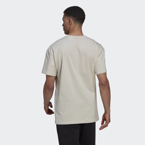 Beige Camiseta Essentials FeelVivid Hombro Caído L4686