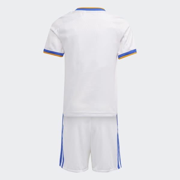 White Real Madrid 21/22 Home Mini Kit